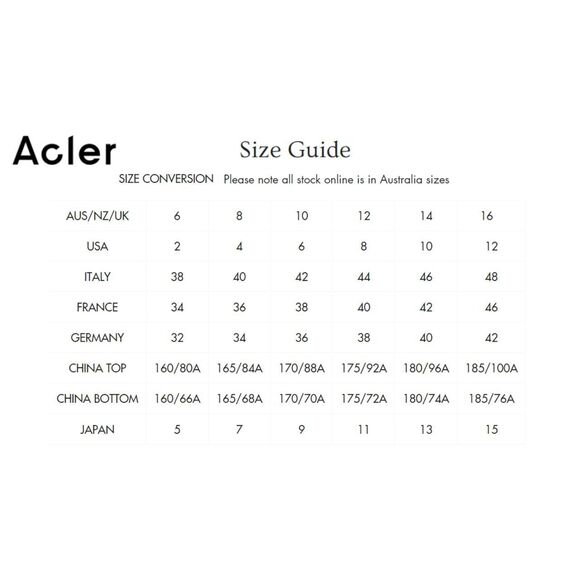 NEW ACLER dales high rise jean in chilli - Picture 2 of 5